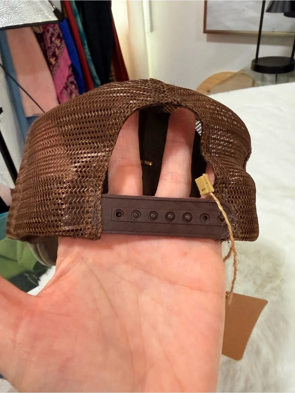 Louis Vuitton upcycled cotton brown Monogram distressed trucker hat brand new